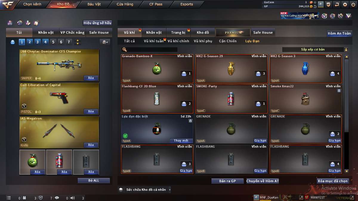 shop acc cf uy tin gia re